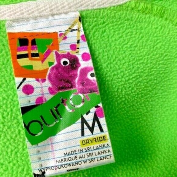 Burton Colombo  Snowboard /Ski Dry Ride Hoodie with Fleece Lined Jacket - Picture 9 of 10